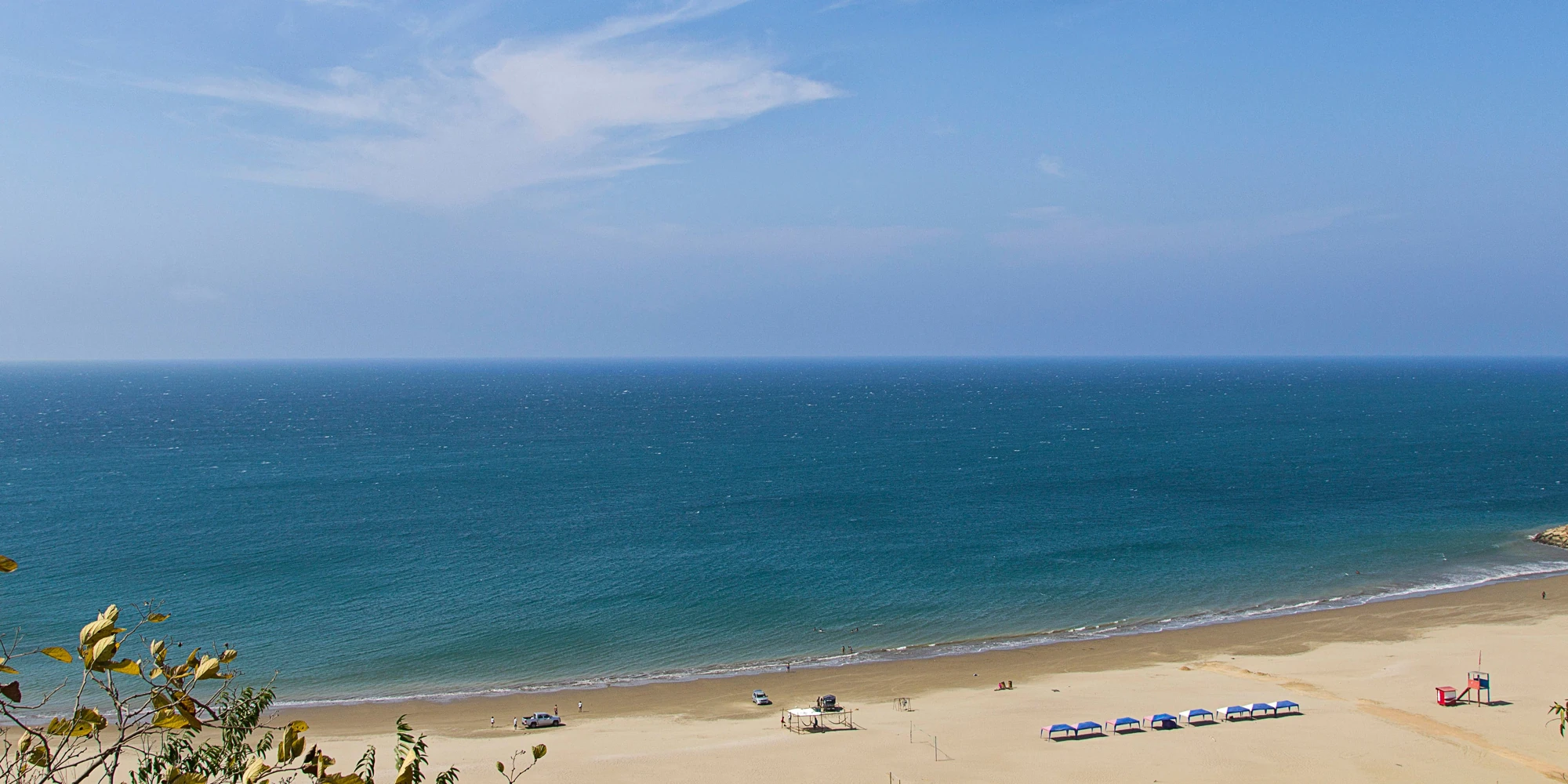 Praia em Santa Marianita, Equador